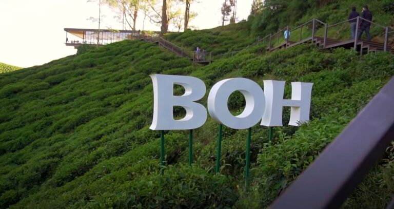 BOH Sign from Cameron Highlands