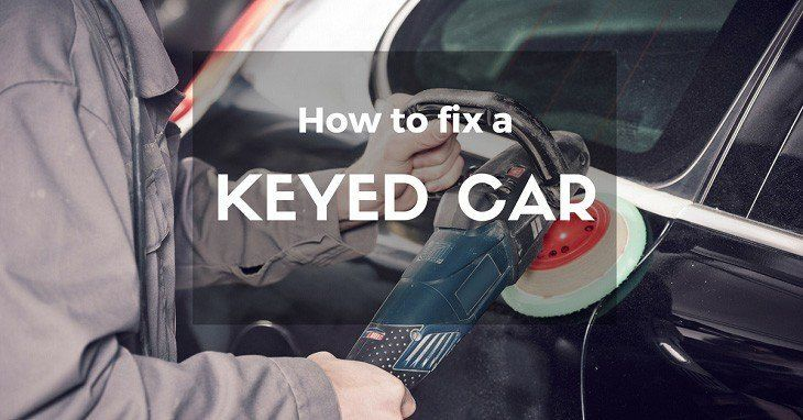 How To Fix Keyed Car: Clean The Keyed Area