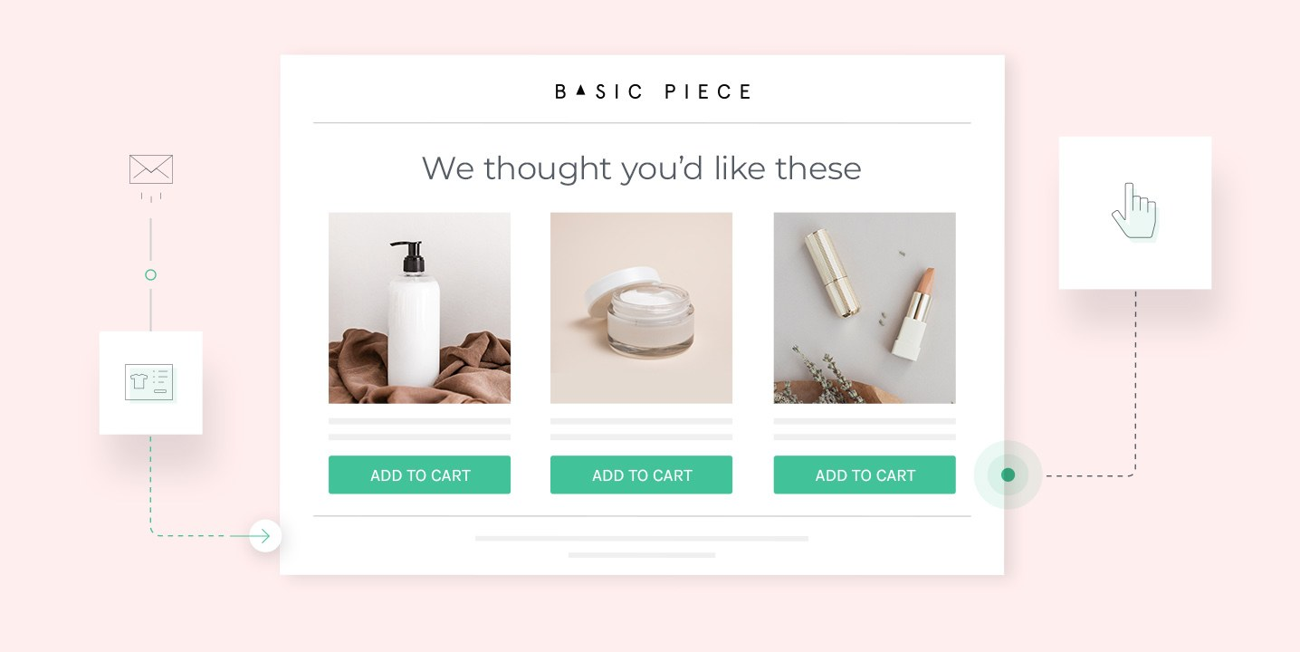 Personalized recommendations of products from Basic Piece. 