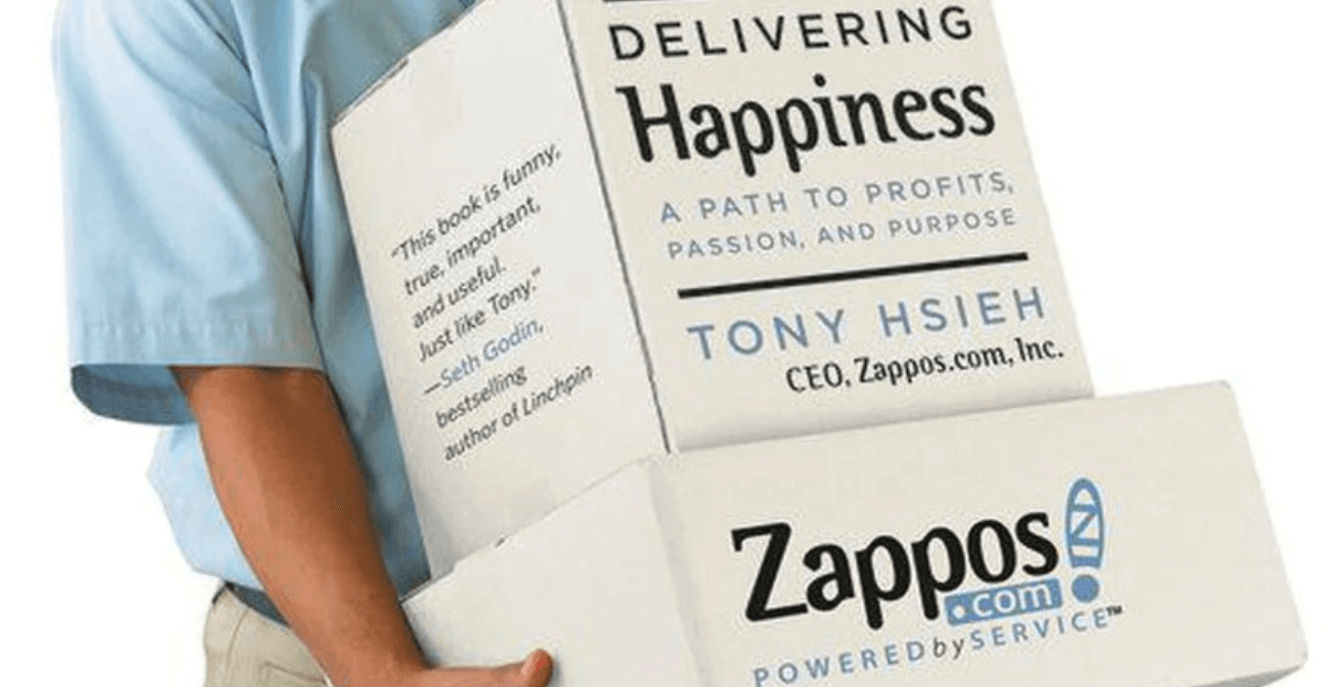 Zappos | delivery man with Zappos boxes