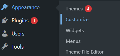 WordPress customizer