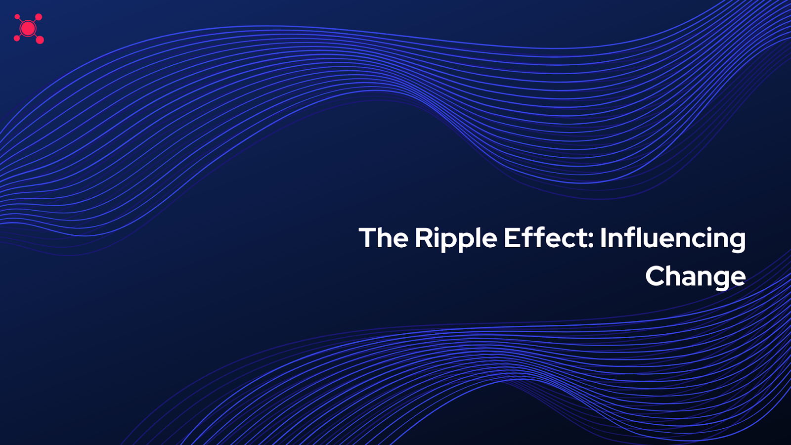 The Ripple Effect: Influencing Change with Decentralized Social Media - A Title Image with a Focus on the Evolution of Social Media towards Decentralization.