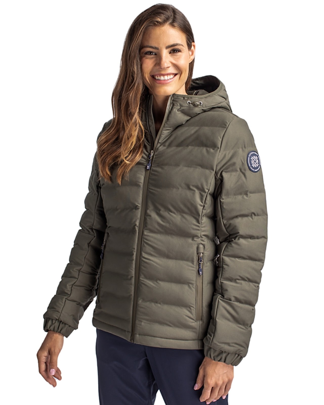 Cutter & Buck Mission Ridge Repreve® Eco Insulated Womens Puffer Jacket