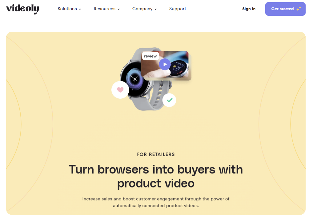video shopping platform