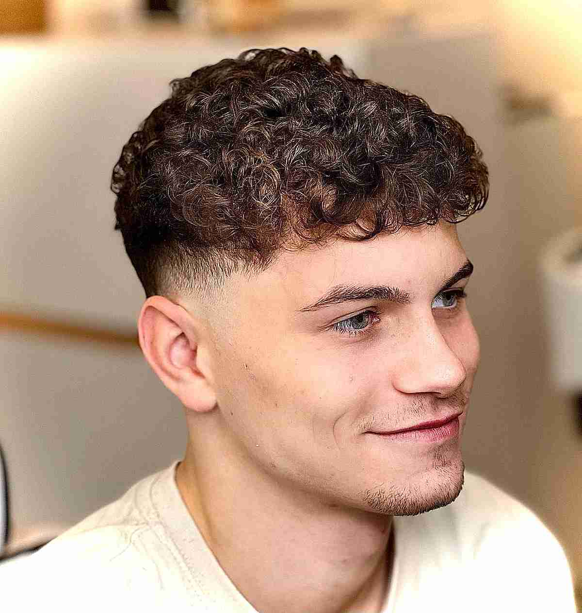 Low Taper With Mini Curls