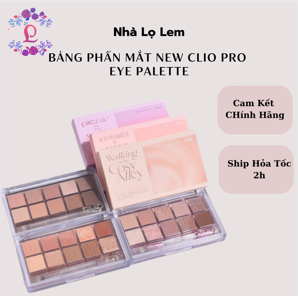 Bảng phấn mắt NEW CLIO Pro eye palette