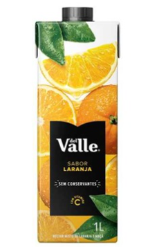 Suco de caixinha sabor laranja Del Valle