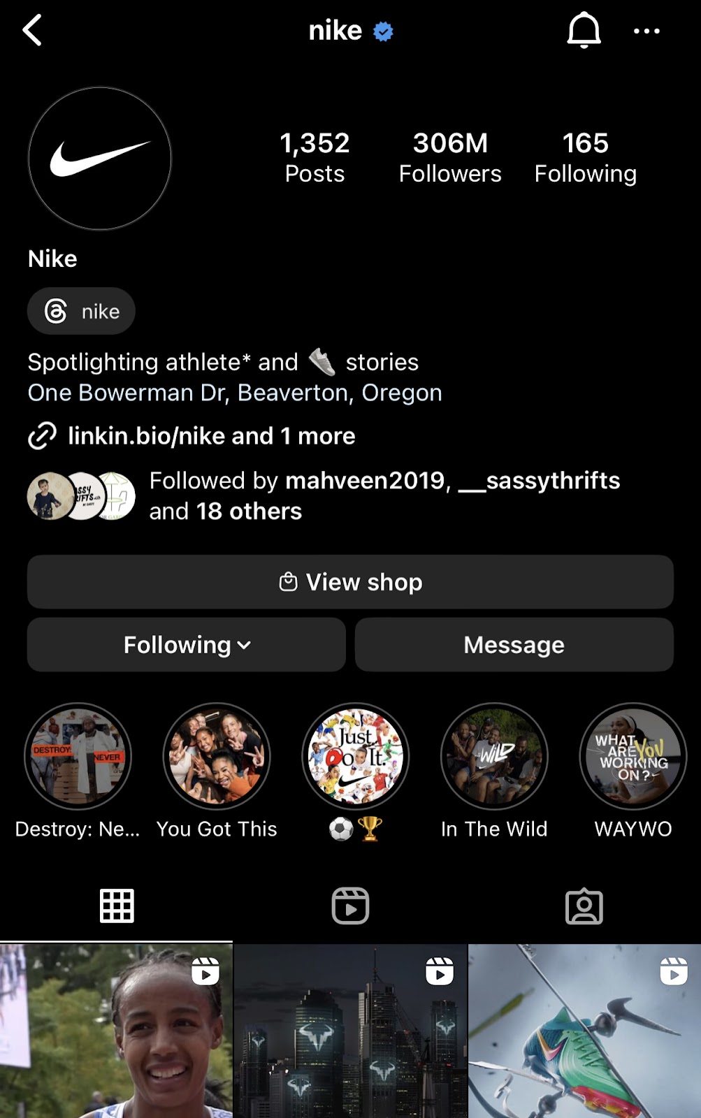 Nike is the Most Followed Brand with 306 Million Followers