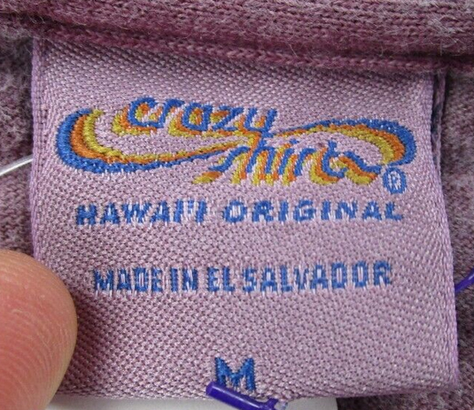 2000s made in el salvador t-shirt tag