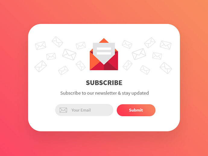 Subscribe to Us Forms
