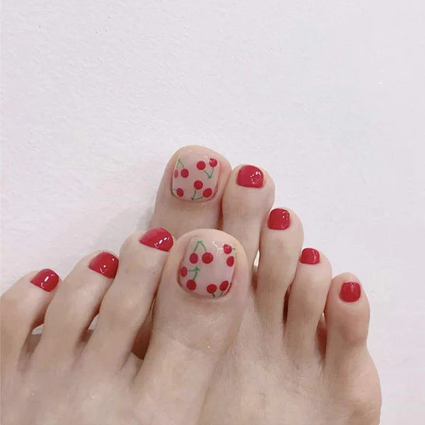 Cherry Nail Art  Toenail Designs