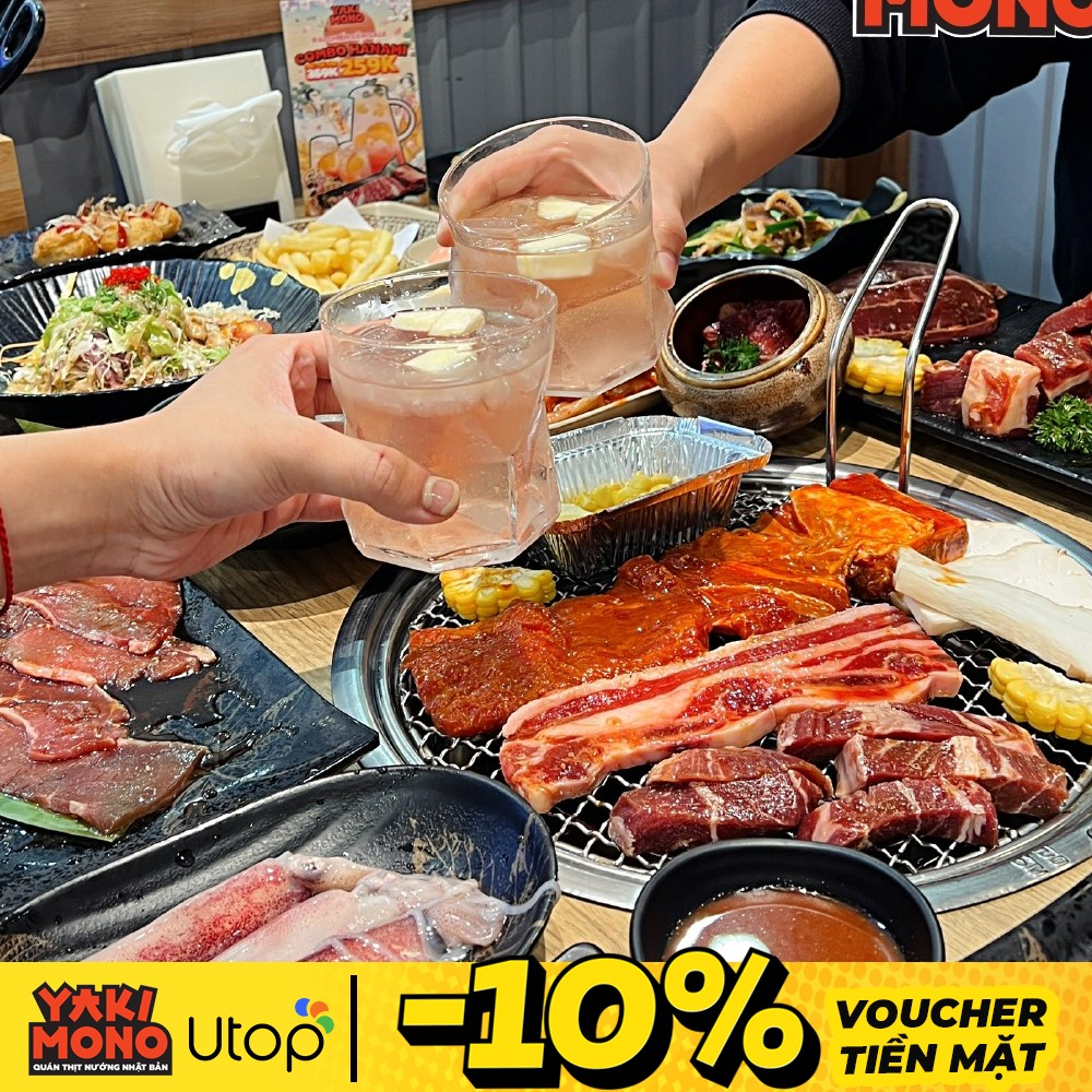 Yakimono: Khám Phá Hương Vị Buffet Lẩu Nướng Nhật Bản và Voucher Tiền Mặt Hấp Dẫn Từ Utop!
