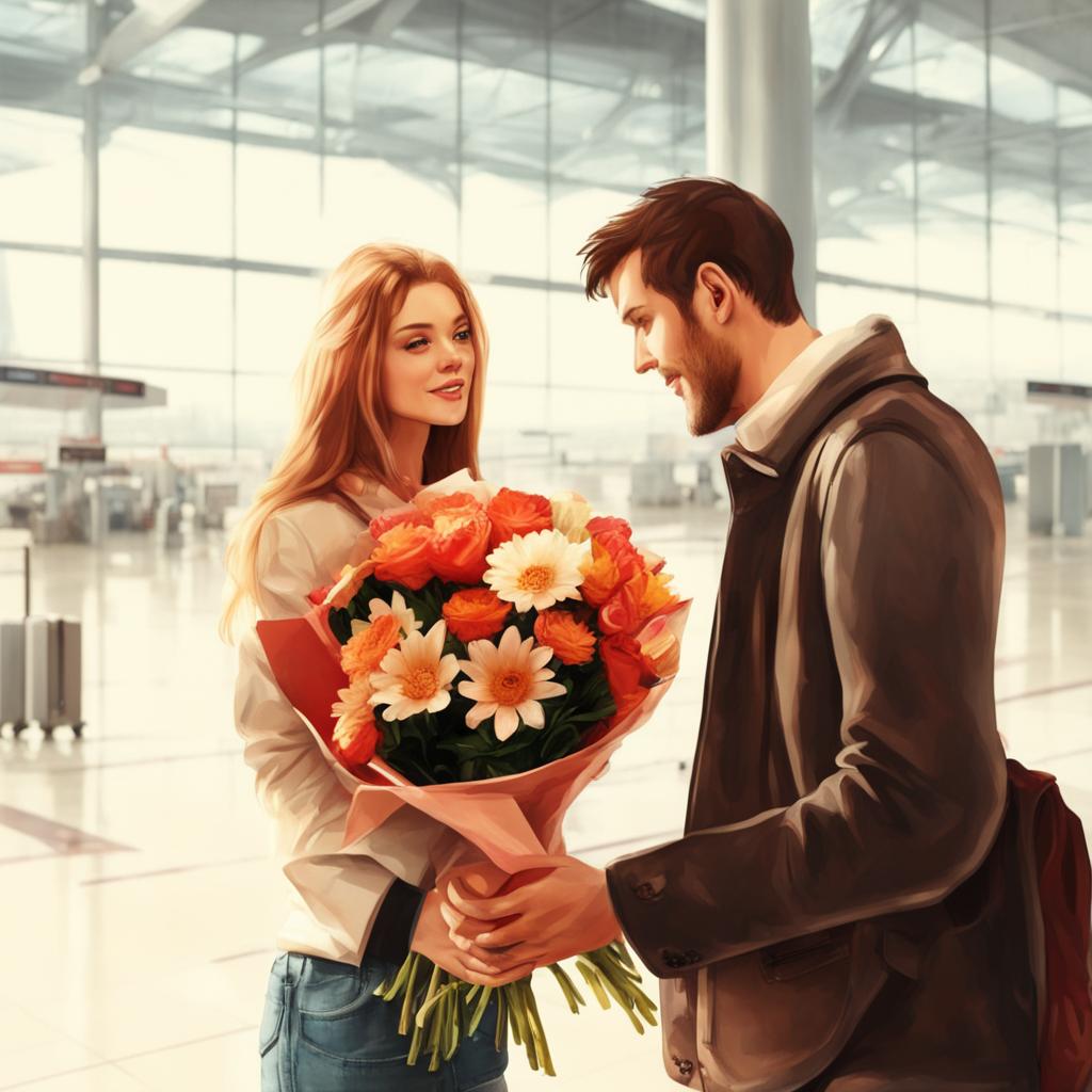 Как встретить мужа в аэропорту?