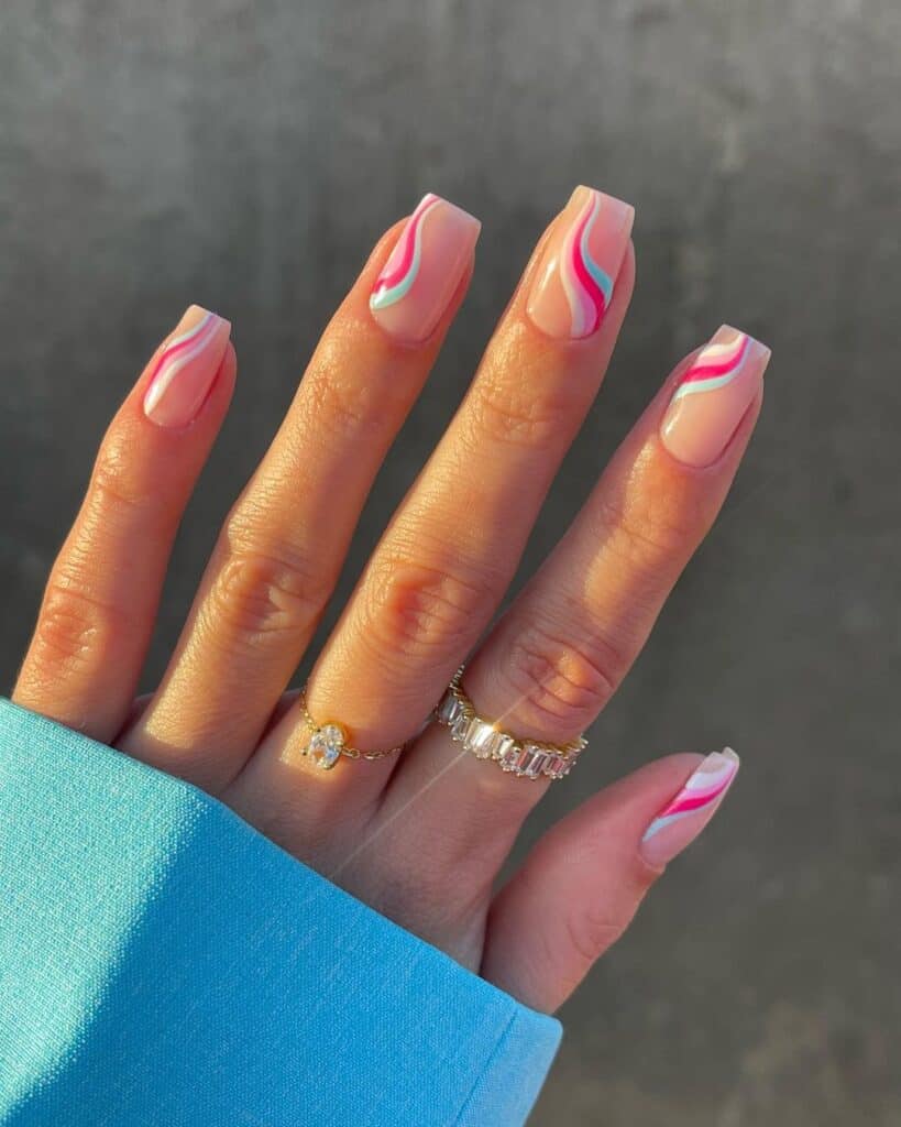 Trendy Spring Swirls