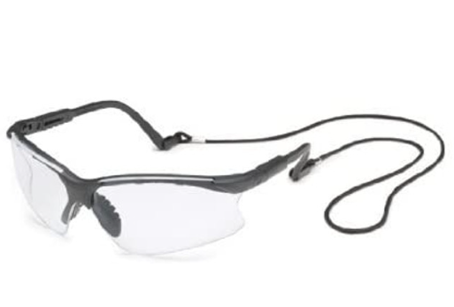 GATEWAY SAFETY 16GB80 SCORPION BLACK/CLEAR LENS SAFETY GLASSES