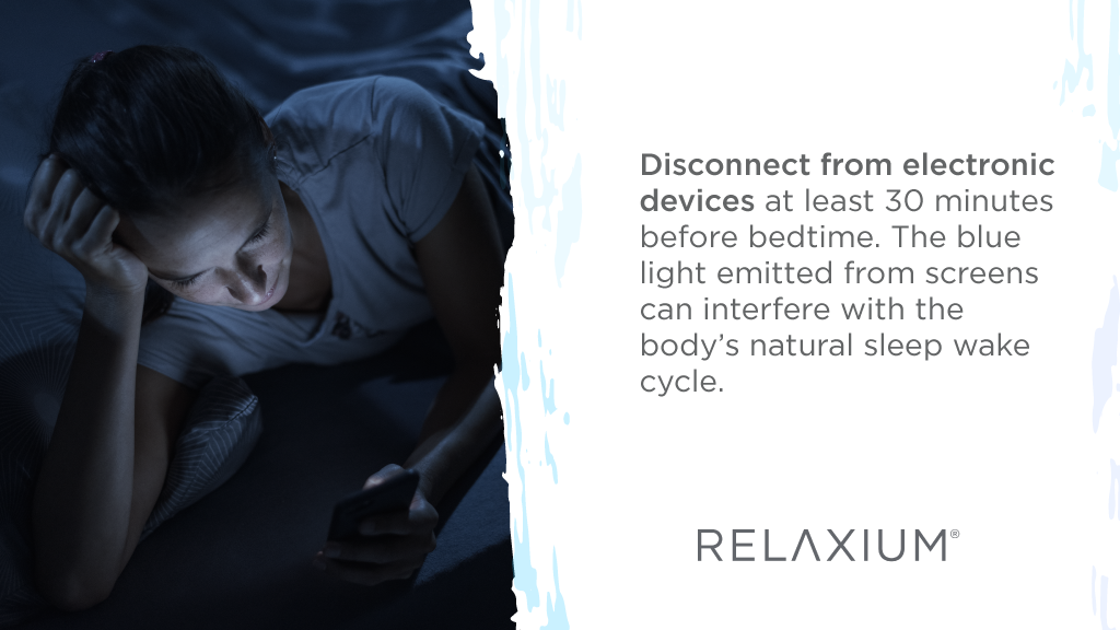 disconnect from electronic devices