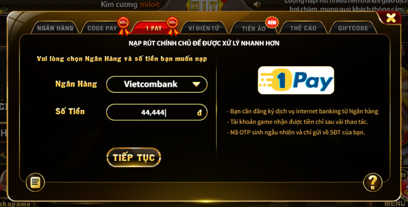 Cập nhật cách nạp tiền Hitclub mới nhất 2024