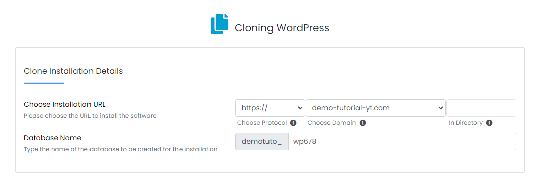 clone your WordPress website 