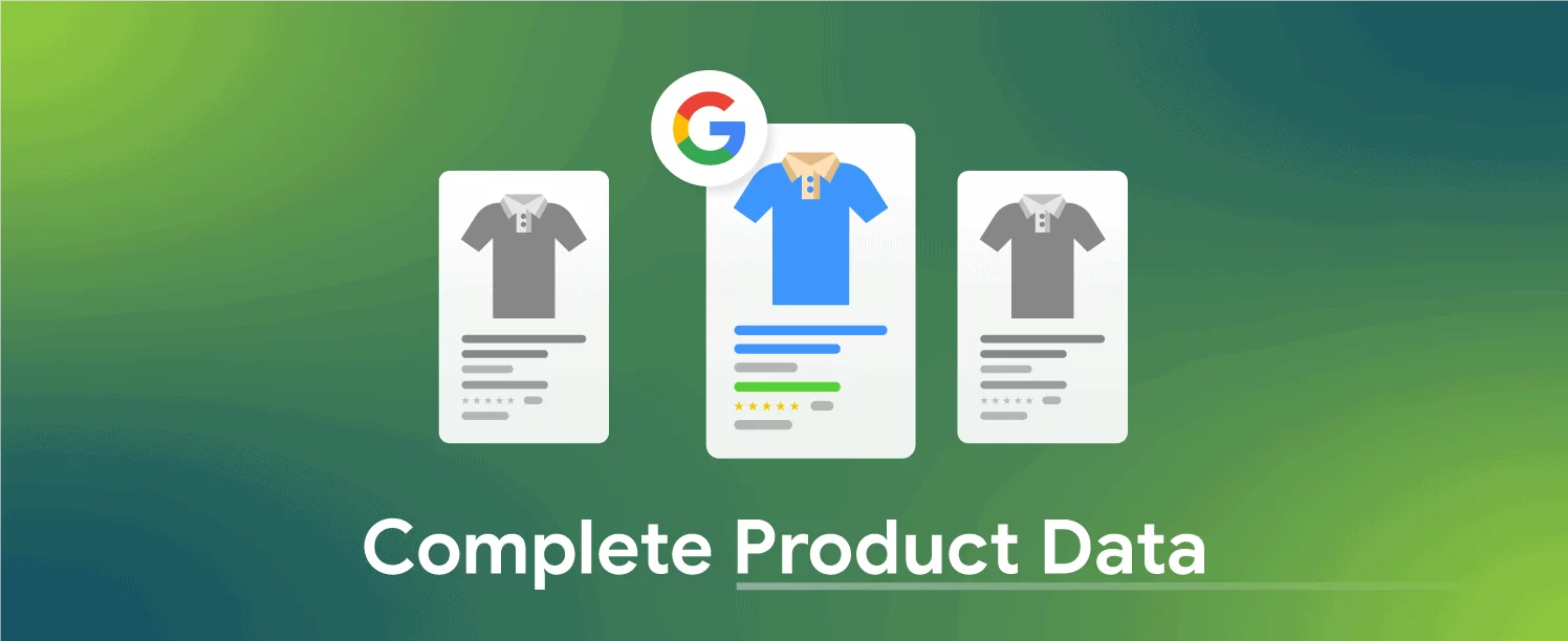 Providing Complete Product Data