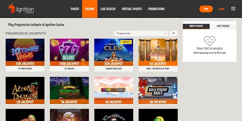 most popular online casino websites
