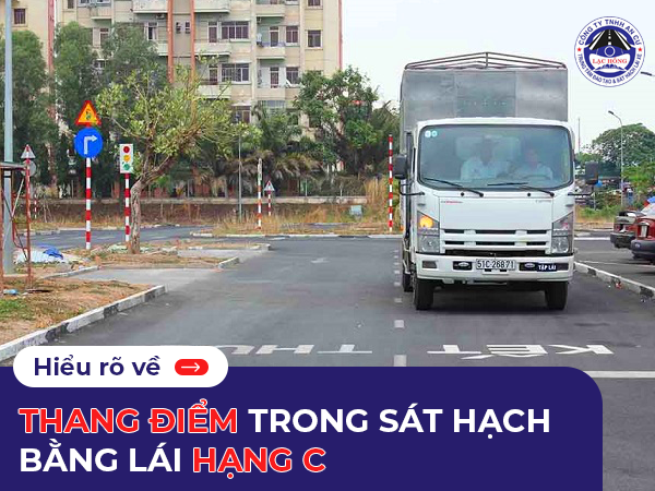 Thang diem trong phan thi sat hạch lai xe hang C 