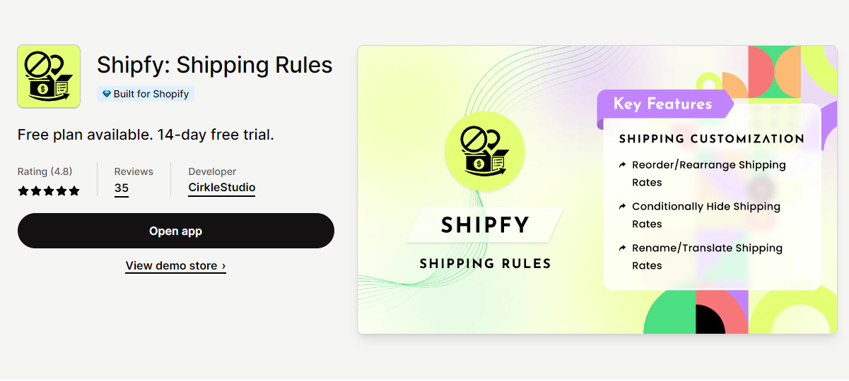 Shipfy: Shipping Rules
