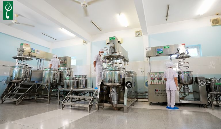 Quy trình sản xuất sữa rửa mặt chuyên nghiệp tại Nam dược Hải Long