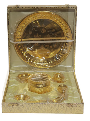  Brass Pooja Thali Set Online