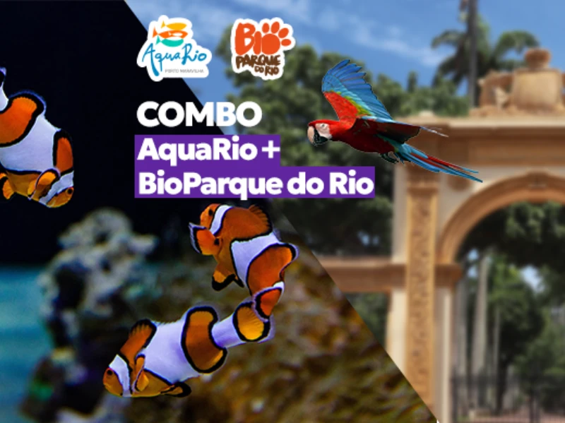 Combo AquaRio BioParque do Rio
