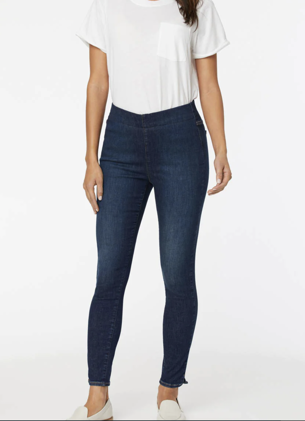 Super Skinny Ankle Pull-On Jeans