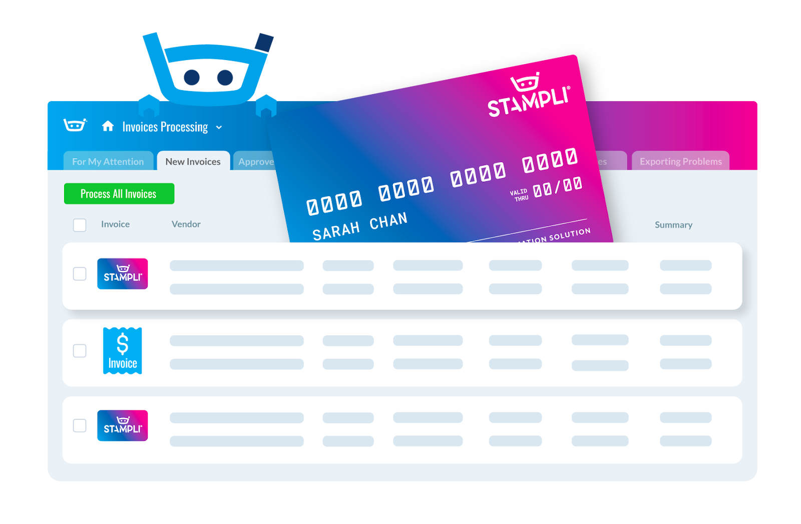 Get visibility into your AP spend with Stampli Card