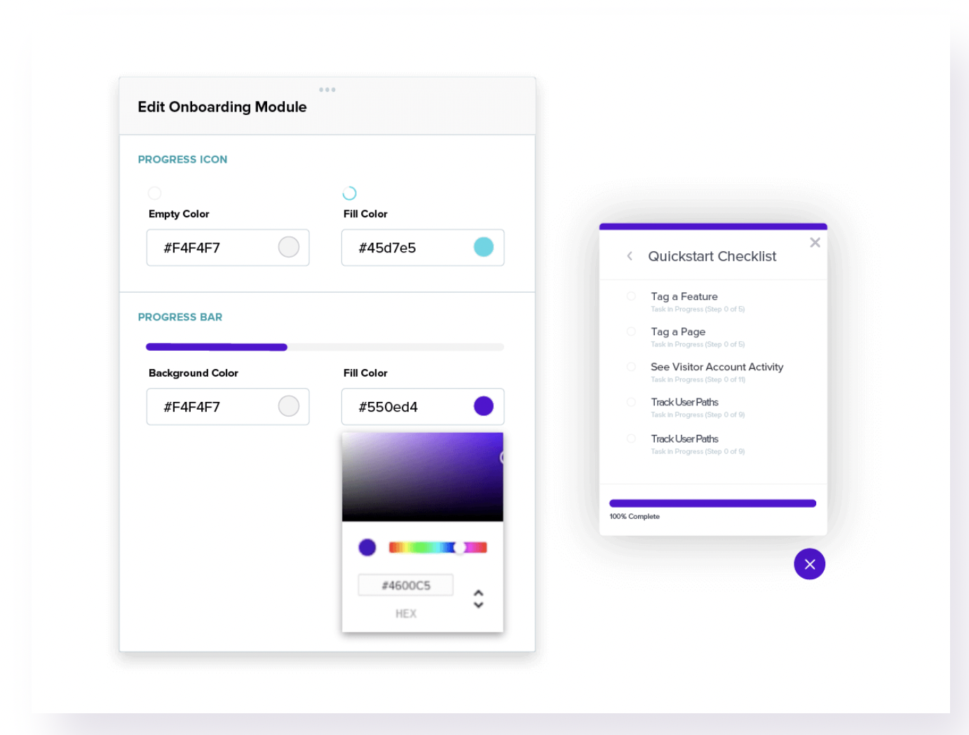Personalized onboarding feature 