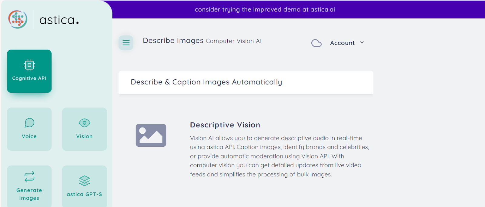 Astica.org's Vision Describe