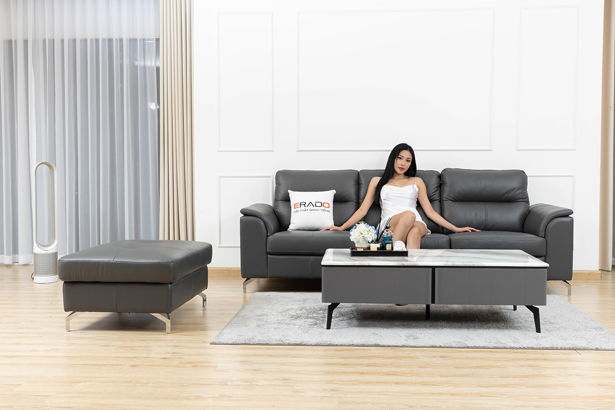 Sofa da thật Malaysia mã 9412C