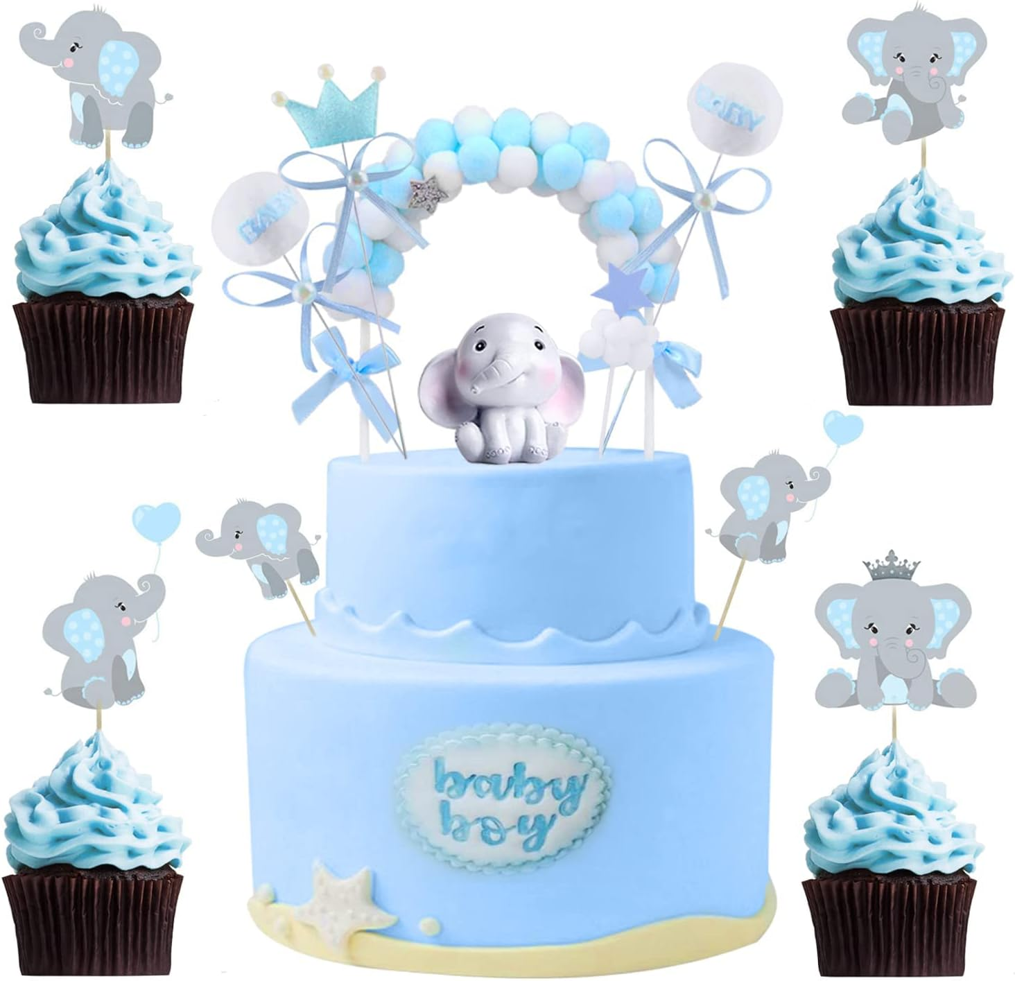 20 Amazing Elephant Baby Shower Cake Ideas