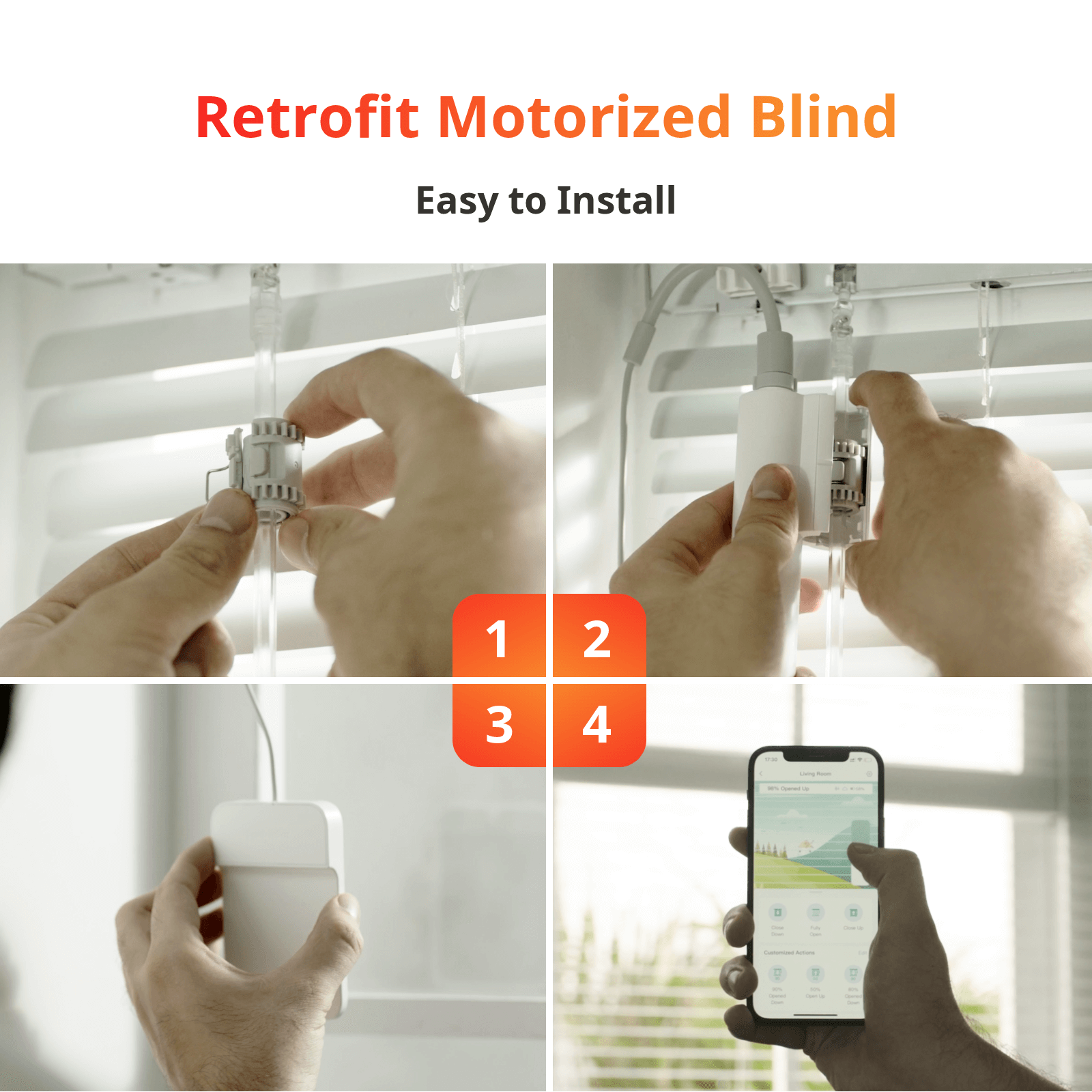 Motorized Smart Blinds