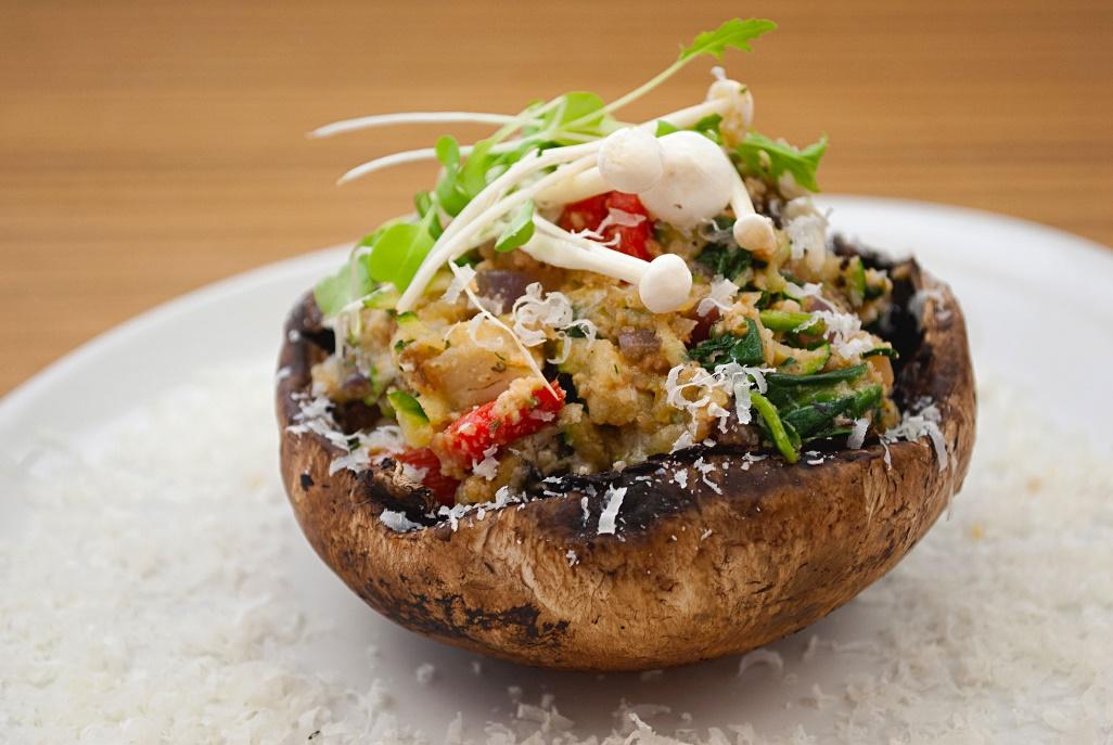 Stuffed portobello mushrooms recipe | Vegetarian recipes | SBS Food