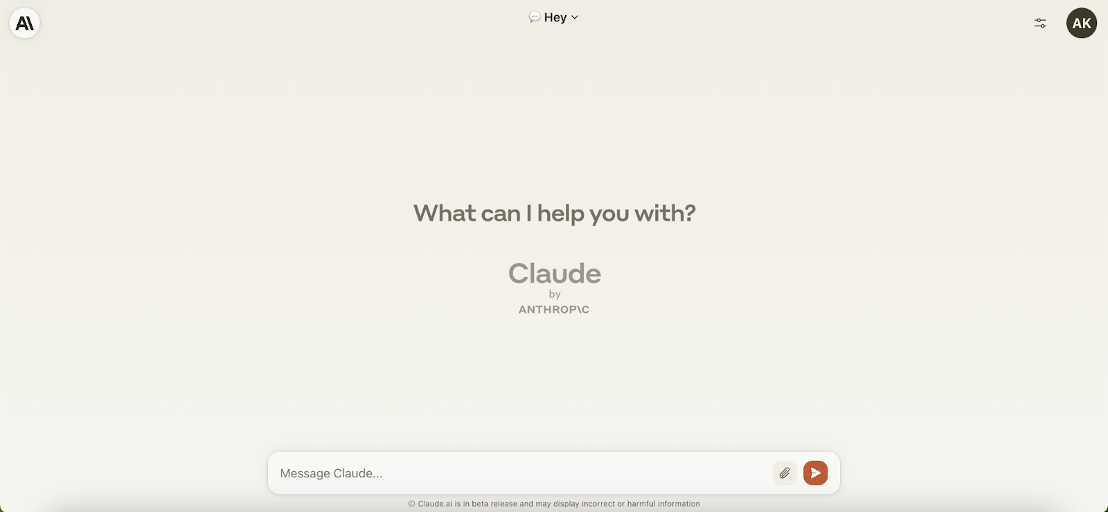 AI text generators - Anthropic Claude