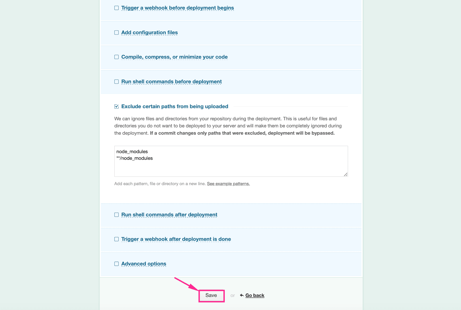 Krystal server configuration to deploy into Krystal using DeployBot