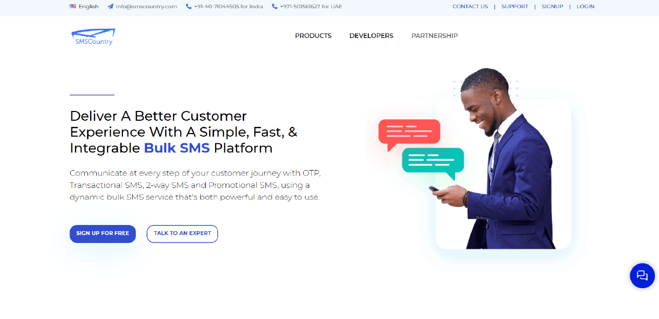 SMSCountry | SMSCountry - customer service tools for small businesses