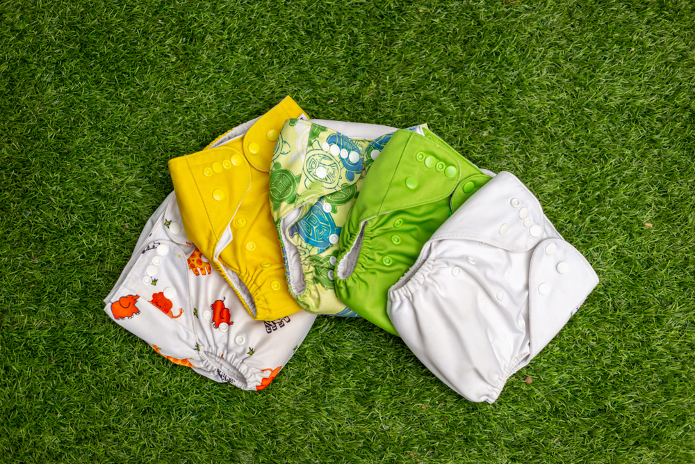 colored cloth diapers 