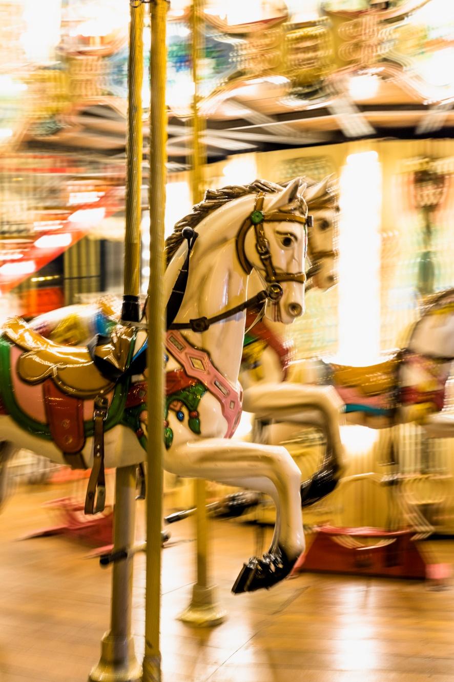 close-up-illuminated-detail-carousel-horses