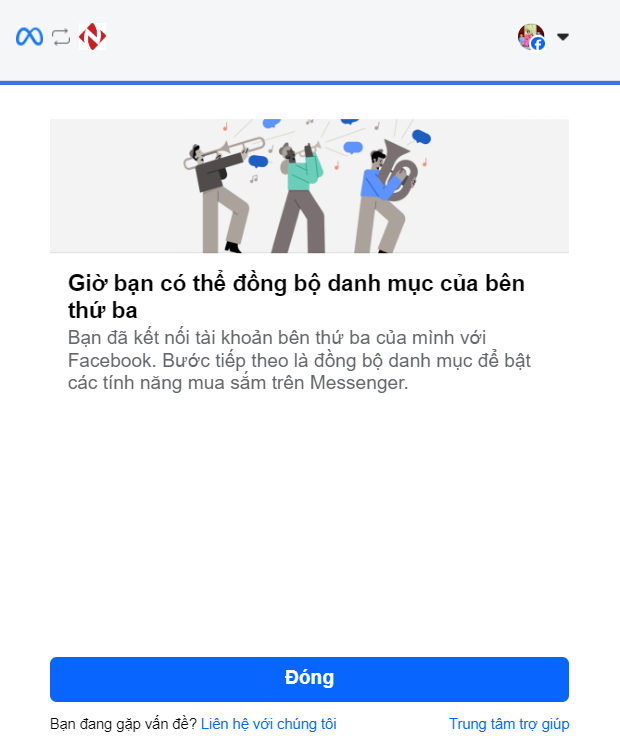 Các bước để kích hoạt mua sắm trên Messenger