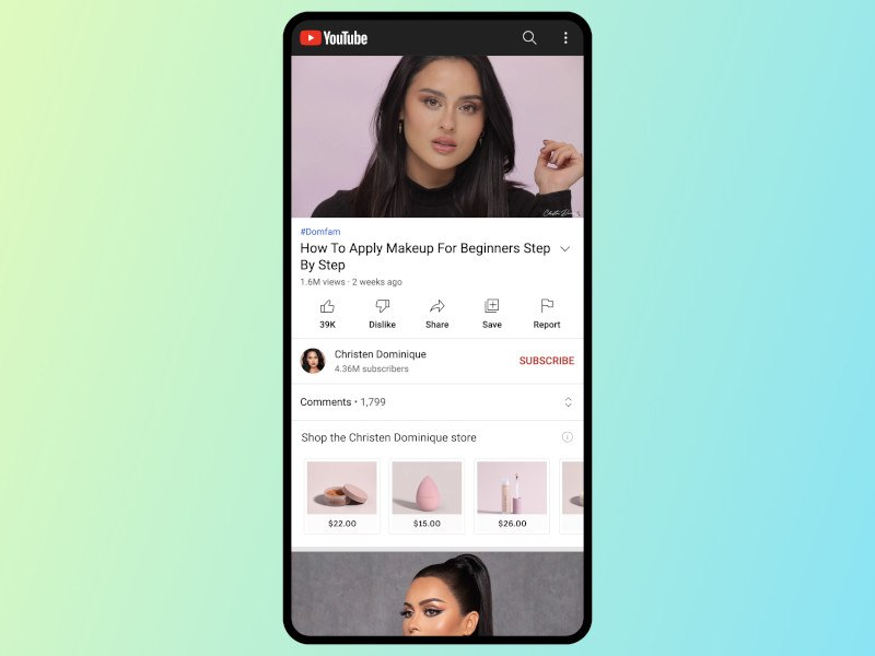 Live E-Commerce Experience - Youtube, TikTok feeds, Online shopping