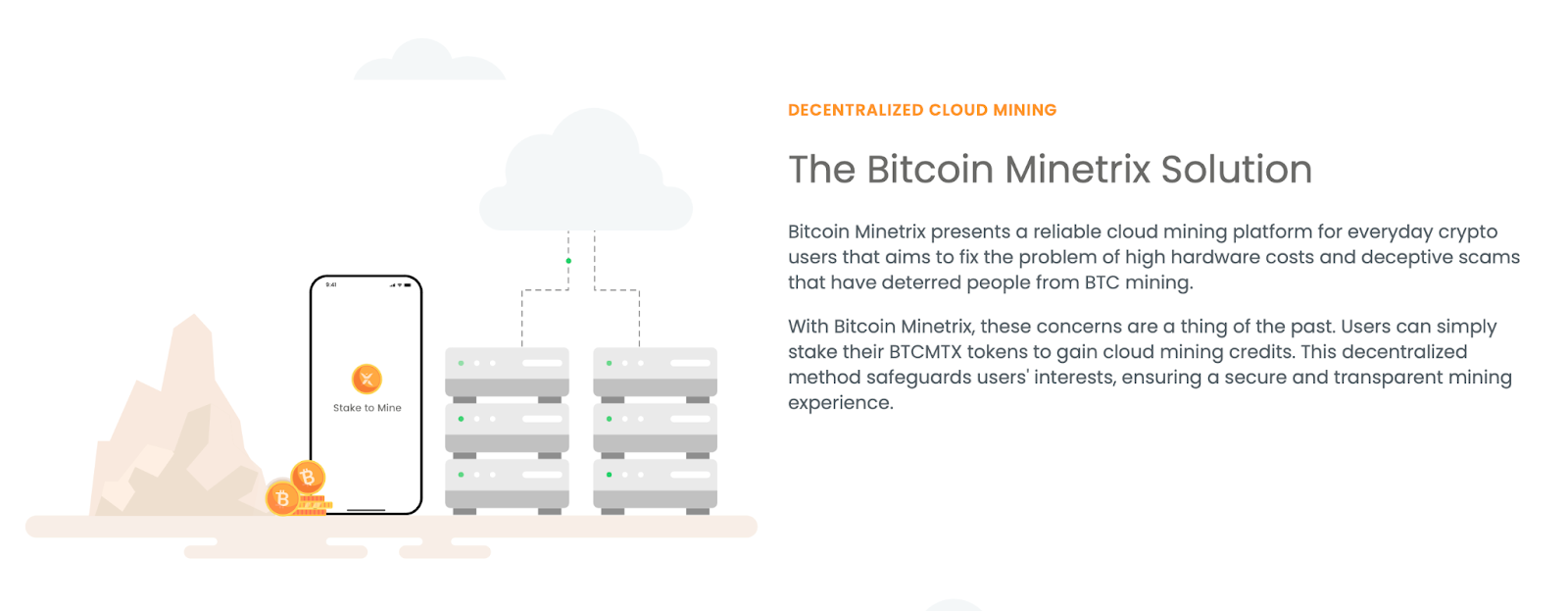 Bitcoin Minetrix Website 