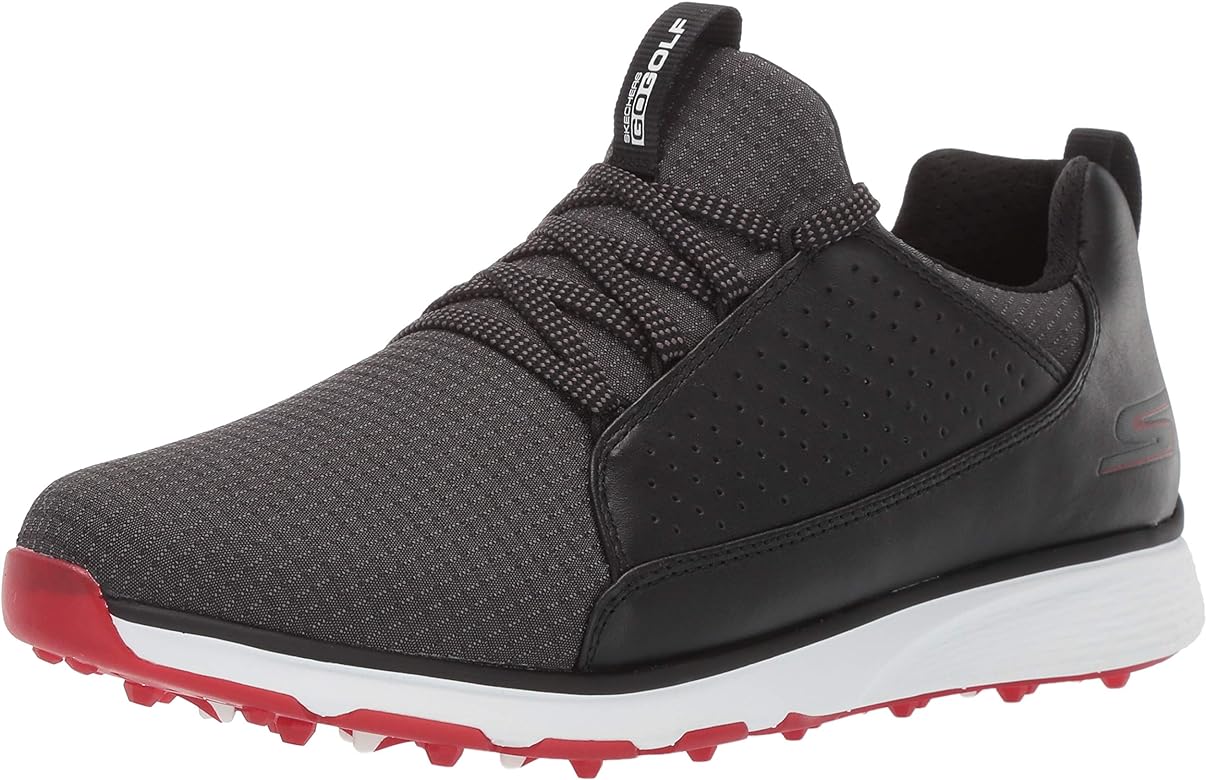 Skechers GO Golf Men's Mojo Waterproof Golf Shoe, Black/Red Textile, 7.5 :  Amazon.ca: Clothing, Shoes & Accessories