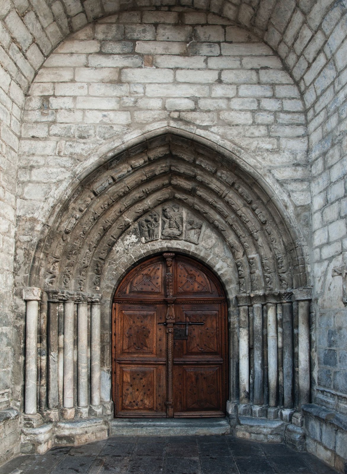 Door of on old monastery.
