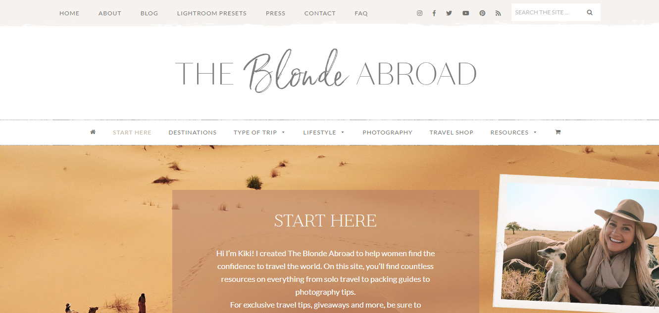 The Blonde Abroad Homepage