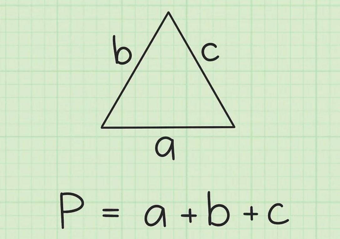 'Làm thế nào để tính chu vi của một tam giác khi biết độ dài các cạnh?
'