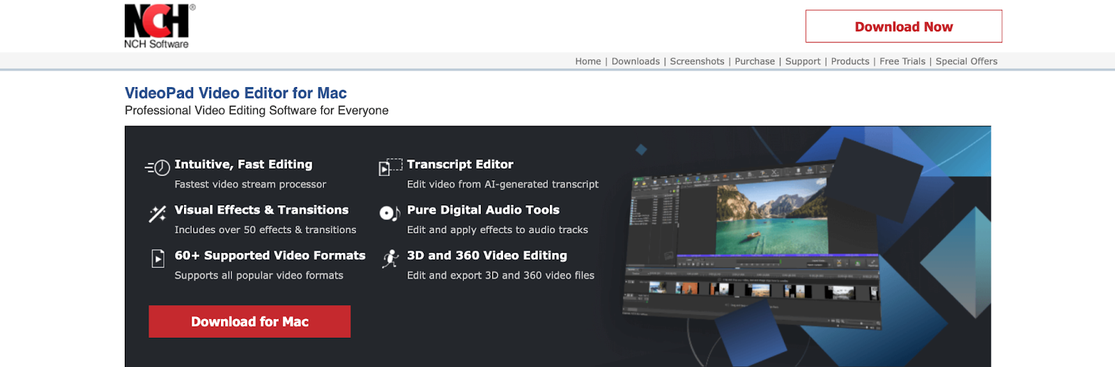 videopad video editor